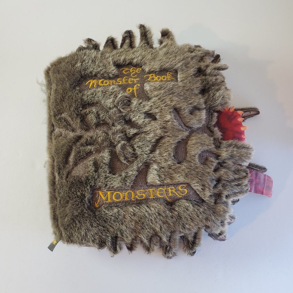 Harry Potter-The Monster Book of Monsters-Plush Pillow-The Noble Collection-13"